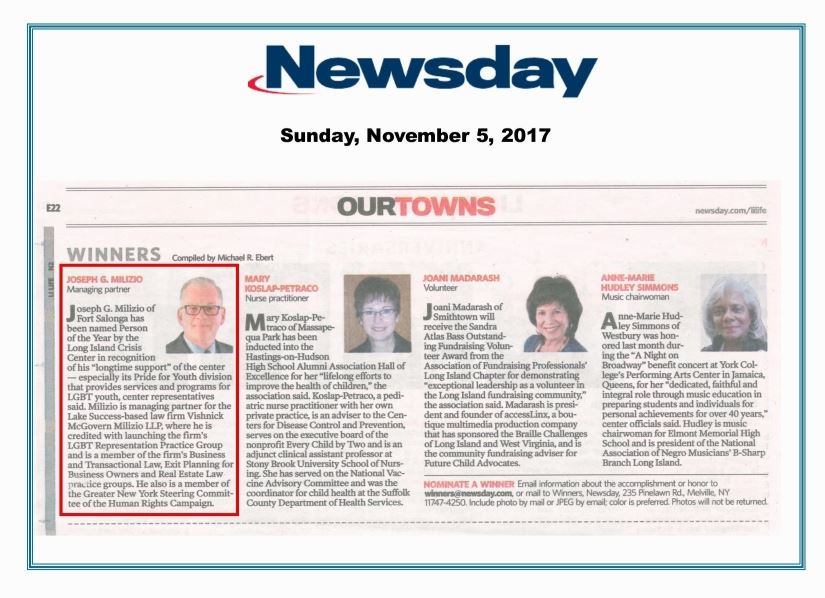 Newsday: Our Towns